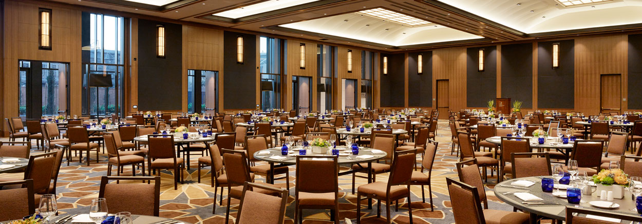 Inside of the ballroom